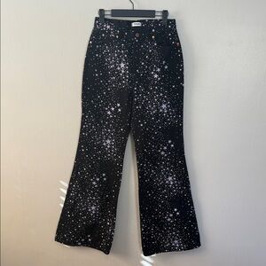 Wrangler Starry Black Flared Pants- 27x34